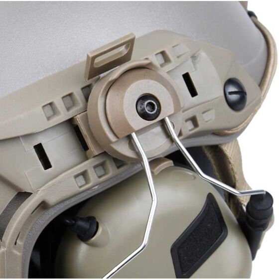 EARMOR M32H MOD4 communication Hearing protection earmuff for FAST helmet (coyote brown)
