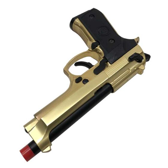 We M92f gold plated full metal gas pistol
