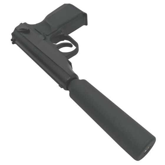 WE Makarov 654K with silencer gas pistol (full metal)