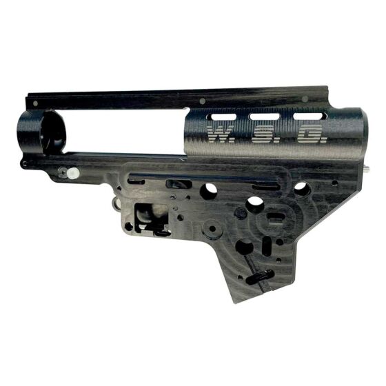 MAW Armament gearbox rinforzato CNC da 8mm per fucili elettrici ver.2 (reggi molla sgancio rapido)