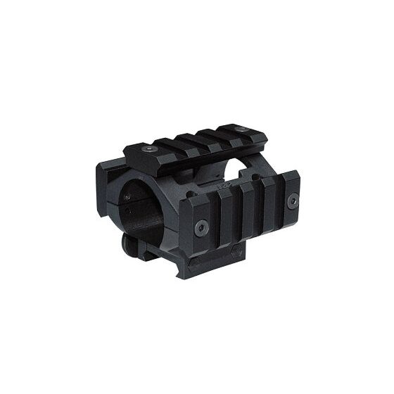 Ics tri rail flashlight adapter