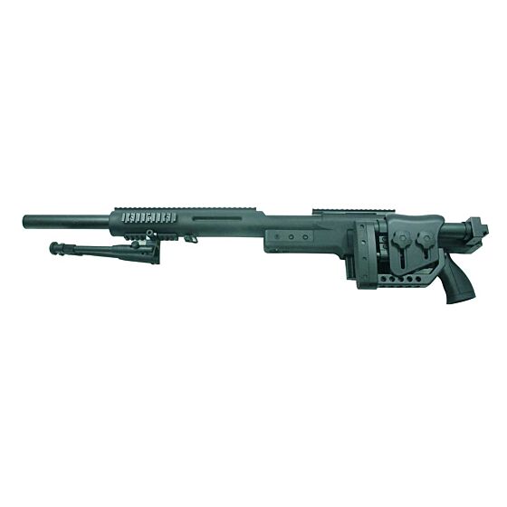 Well MSR338 BULL air cocking sniper rifle with bipod (black)