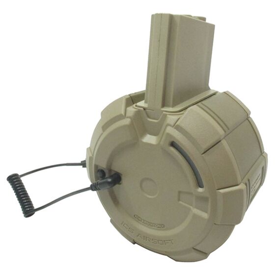 G&p electric drum magazine for m4 (tan)