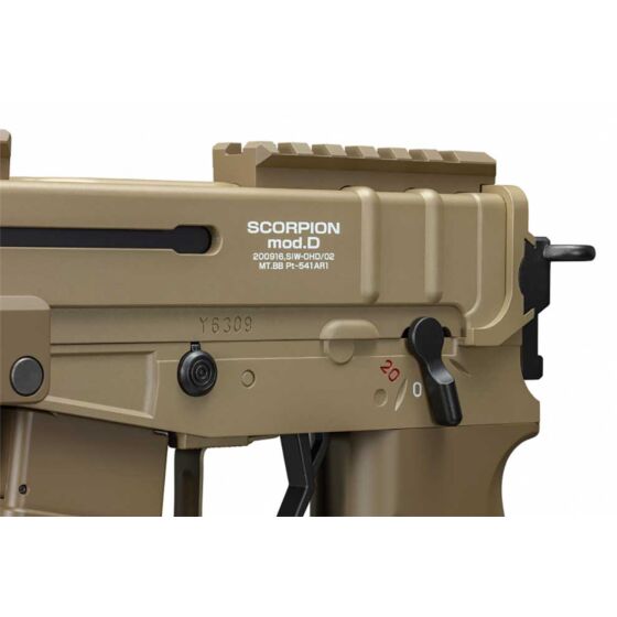 Marui mitraglietta elettrica Scorpion mod D (tan)