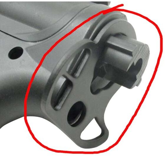 Four Rifle D type sling plate for m4 electric guns