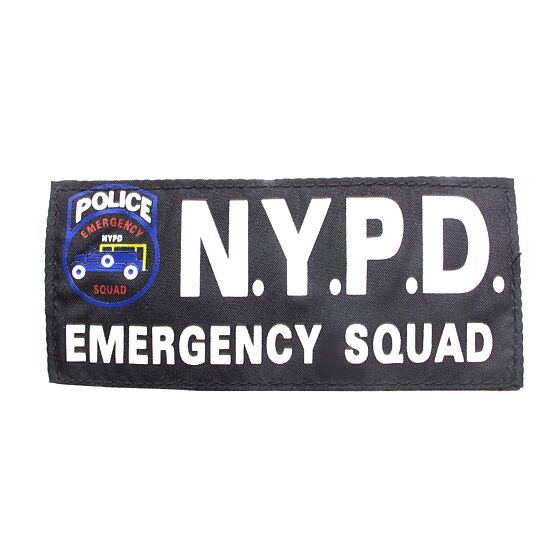 Patch NYPD emergency squad black