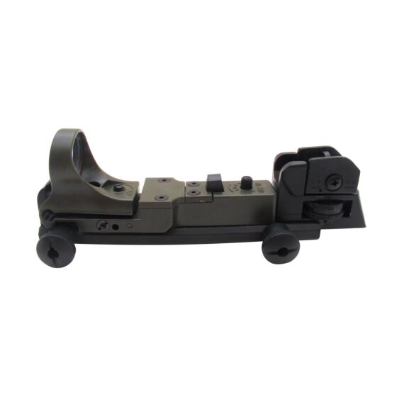 Me-tac C-more type 20mm red dot sight with m4 flat top mount (od)