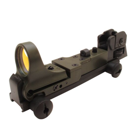 Me-tac C-more type 20mm red dot sight with m4 flat top mount (od)