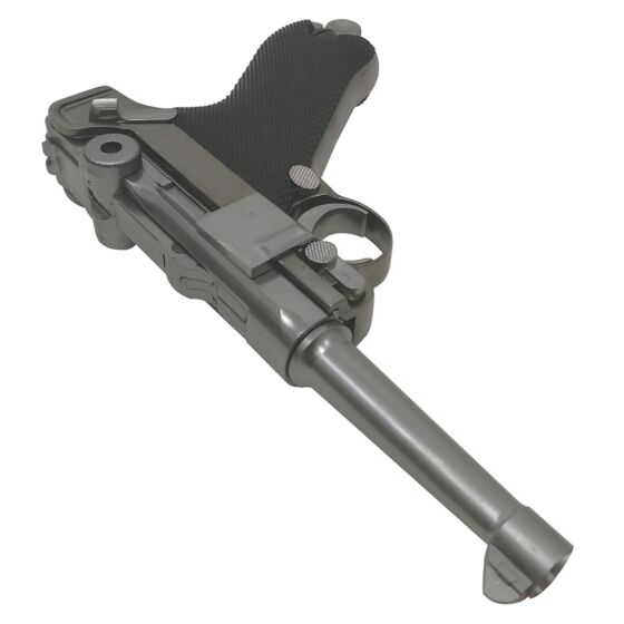We p08 full metal gas pistol (4inches inox)