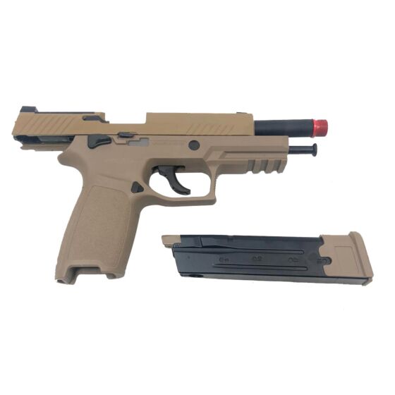 AEG by We M17 full metal gas pistol (tan)