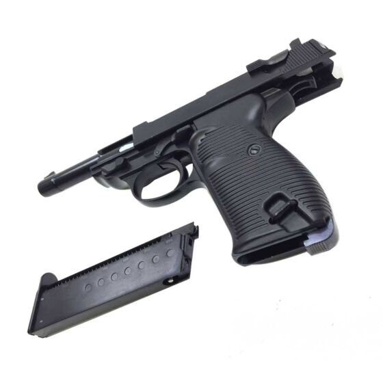 We p38 full metal gas pistol (black)