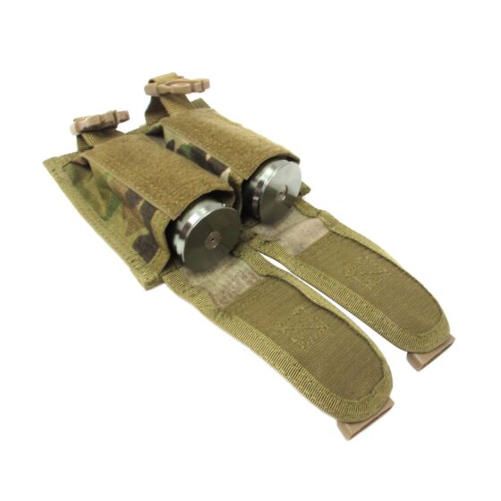 Pantac 40mm double grenade pouch multicam