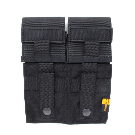Pantac double m16 pouch with insert black