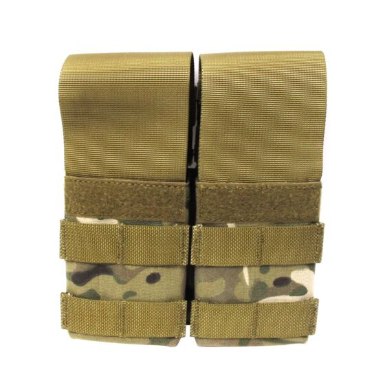 Pantac double m16 pouch with insert multicam