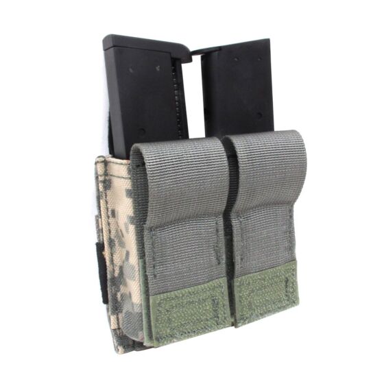 Pantac 45mm dual mag pouch with insert acu