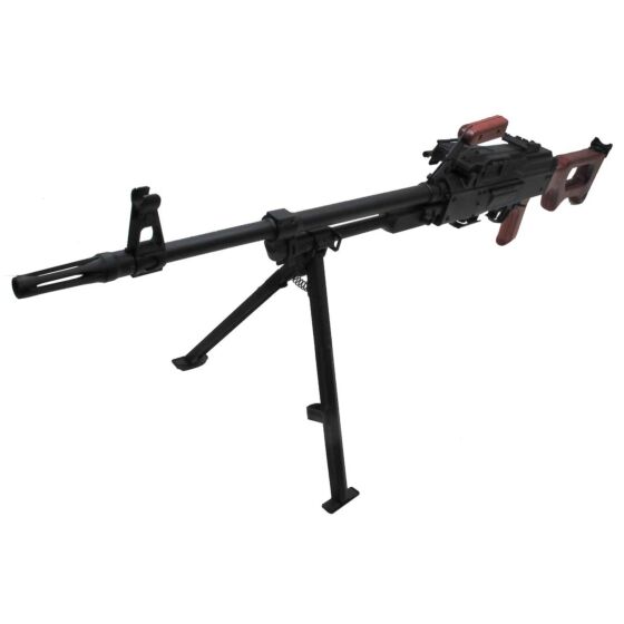 A&K PKM full metal/wood electric light machine gun