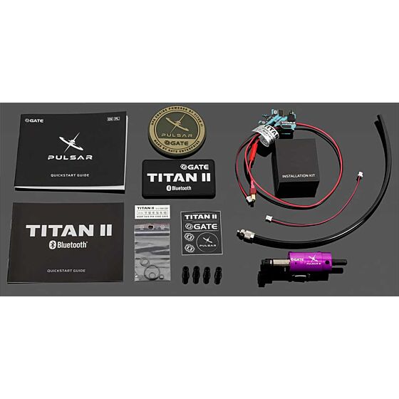 GATE PULSAR HPA DUAL solenoid engine with TITAN II BLUETOOTH module for ver.II GEARBOX (rear wiring)