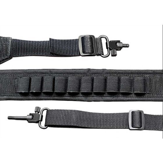 PPS shotgun sling with adapters and hooks black