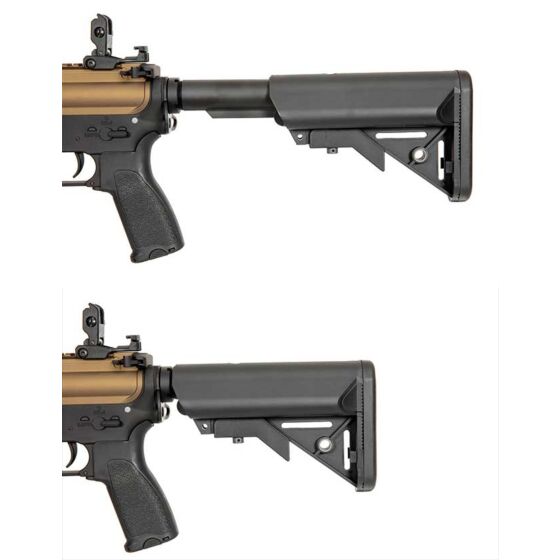 Specna Arms fucile elettrico EDGE 2.0 M4 RRA MK16 CQB ZEV (chaos bronze)