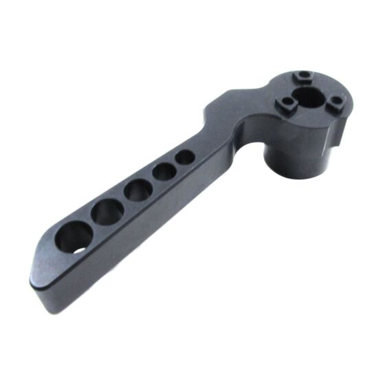Speed airsoft steel bolt handle for aps/m24 (black)