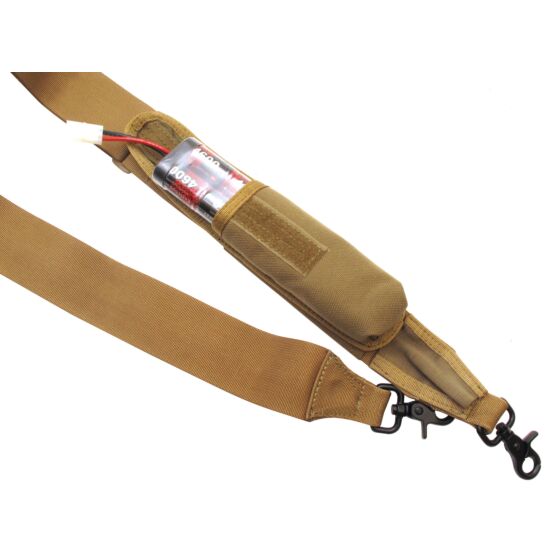 Pantac sling with battery pouch tan
