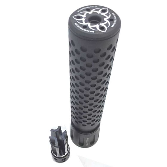 G&P BIO-INFECTED silencer with flash hider for electric gun 14mm+