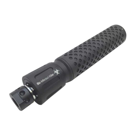 G&P BIO-INFECTED silencer with flash hider for electric gun 14mm+