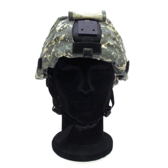 Swat helmet cover with strap acu