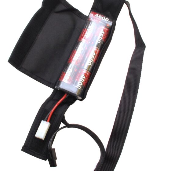 Satellite battery sling