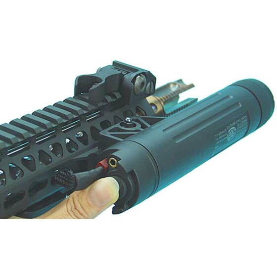 G&p VLI X9 led flashlight with 1200 11.11v battery (black)