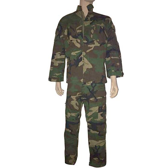 TMC Field shirt and pants R6 style uniform woodland camo