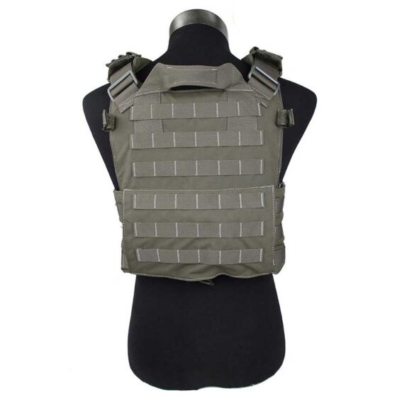 TMC giubbino tattico EG assault plate carrier foliage green