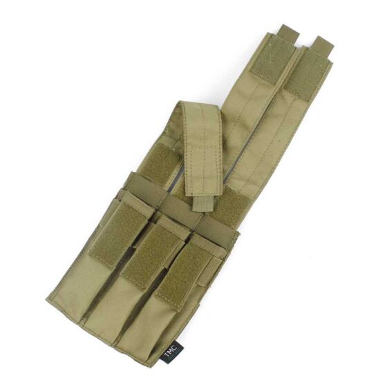 TMC tri magazine pouch for smg (tan)