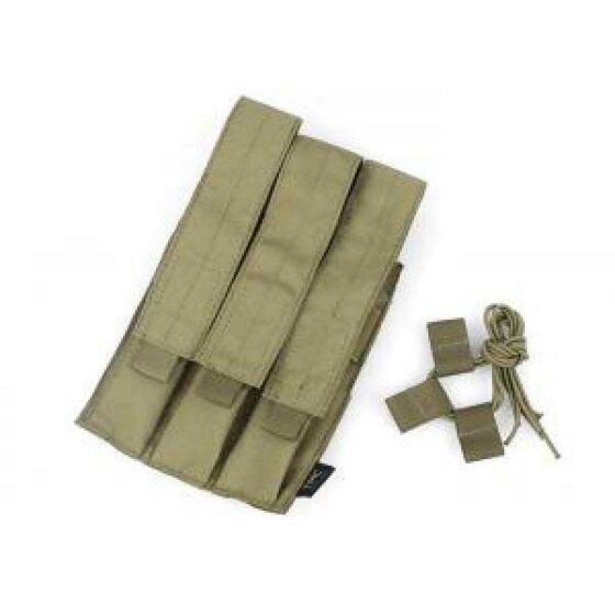 TMC tri magazine pouch for smg (tan)