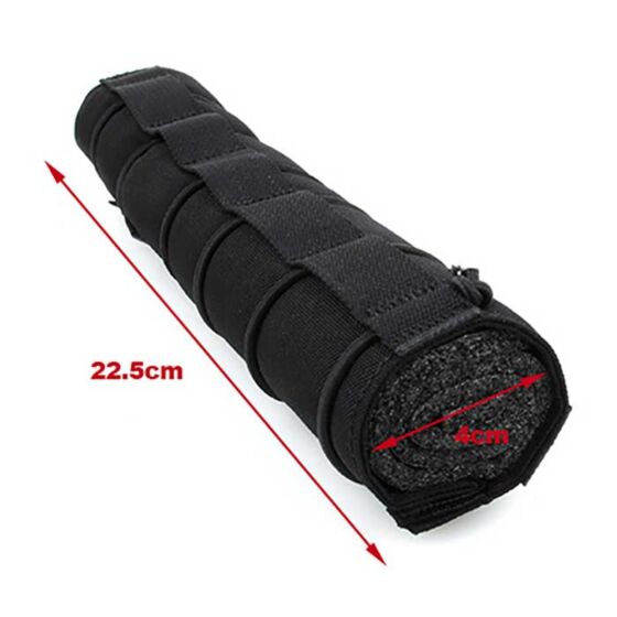 TMC 22cm airsoft suppressor cover (black)