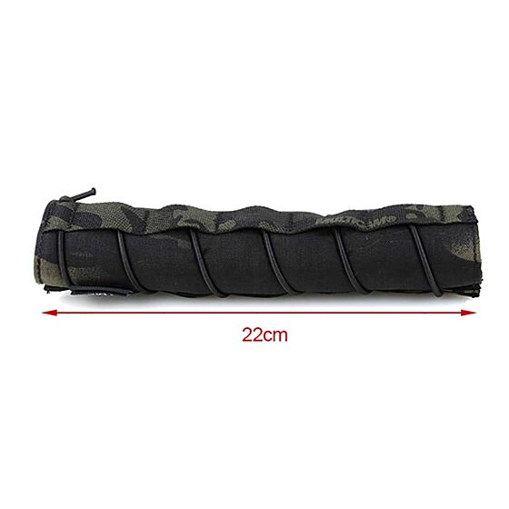 TMC 22cm airsoft suppressor cover (multicam black)