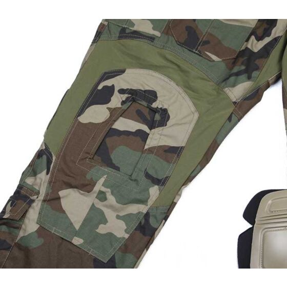 TMC CP style G3 combat 3D pants (woodland)