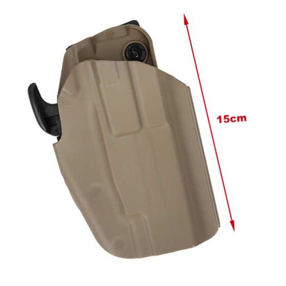 TMC 5x79 compact holster for glock, hk, mp9 holster (coyote brown)