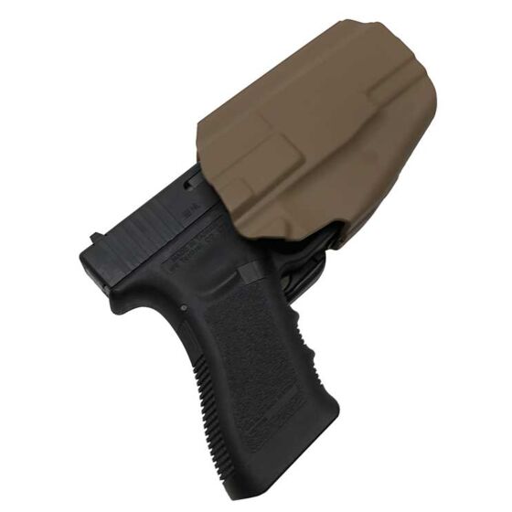 TMC 5x79 compact holster for glock, hk, mp9 holster (coyote brown)