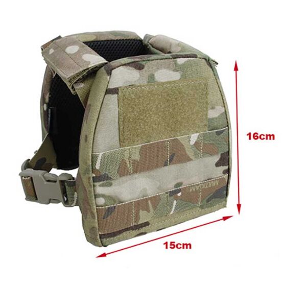 TMC tactical plate carrier vest + molle belt for children (multicam)