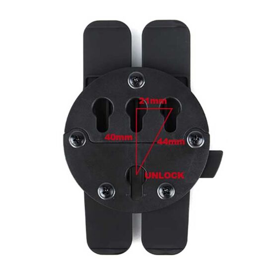 TMC G style holster wheel with pals hang (black)
