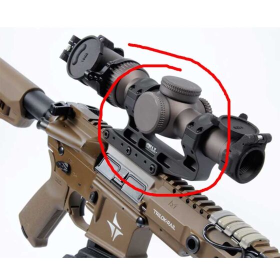 PTS UNITY Tactical FAST LPVO 30mm scope mount (black)