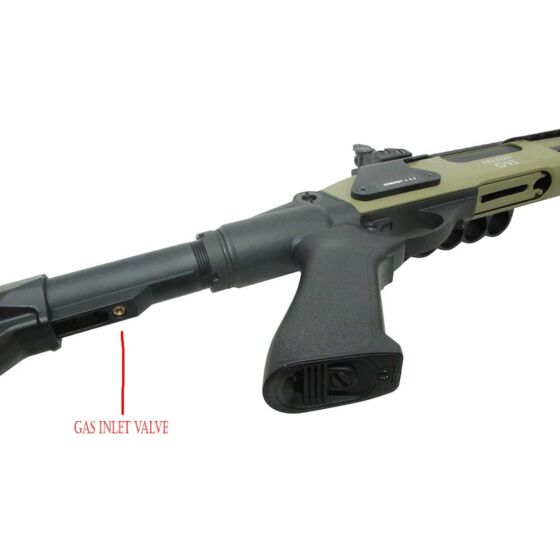 Secutor Velites VI fucile a pompa m870 gas shotgun (tan)-vendita airsoft  alta qualità