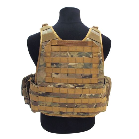Pantac strike plate vest with pouches multicam