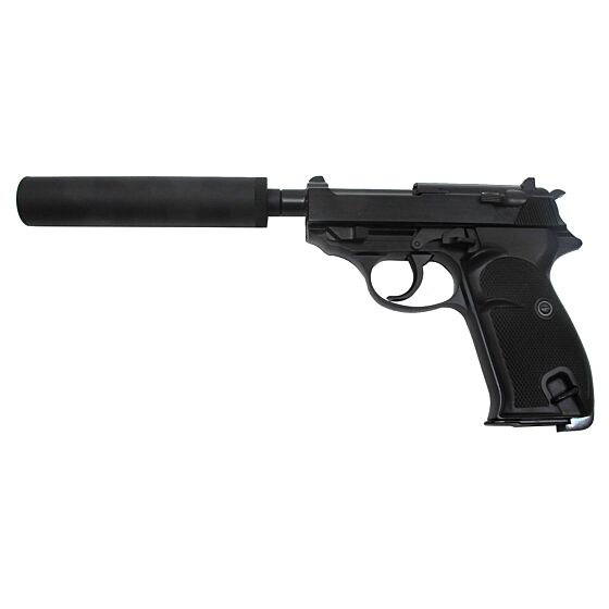 We p38 silencer classic full metal gas pistol