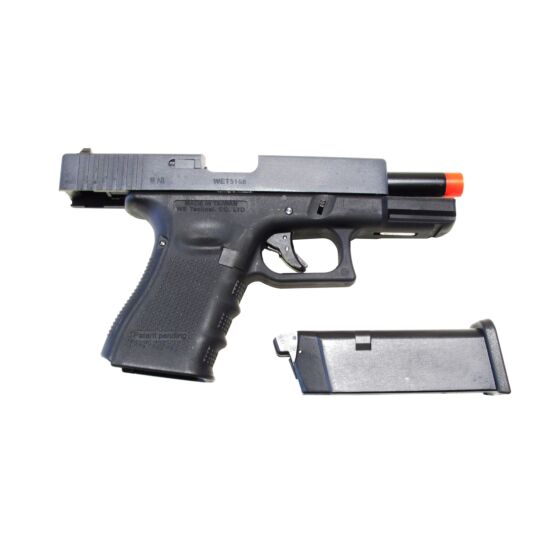 We g19 railed frame full metal gas pistol (gen.4)