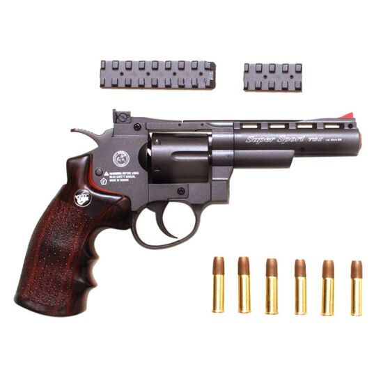 Wg 4 inches co2 revolver pistol (black)