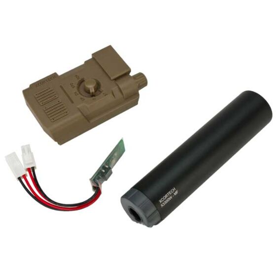Xcortech advanced BB control unit with tracer silencer for electric guns (tan)