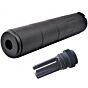 Big Dragon AAC style qd silencer with scar hider for electric rifles