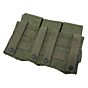DEFCON5 triple mag pouch for AK/M4 (matt green)